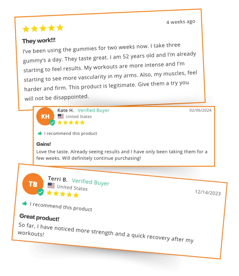 What others are saying about our creatine gummies...