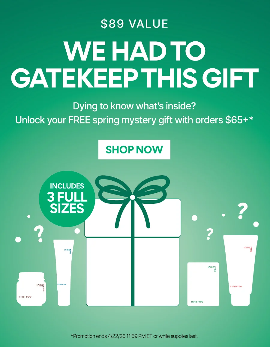 FREE MYSTERY GIFT W/ ORDERS $65+
