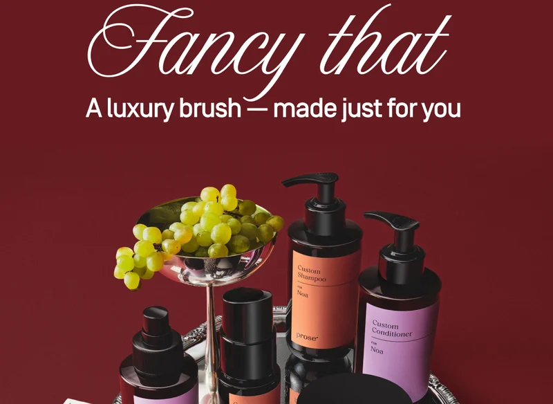 A luxury brush - made just for you