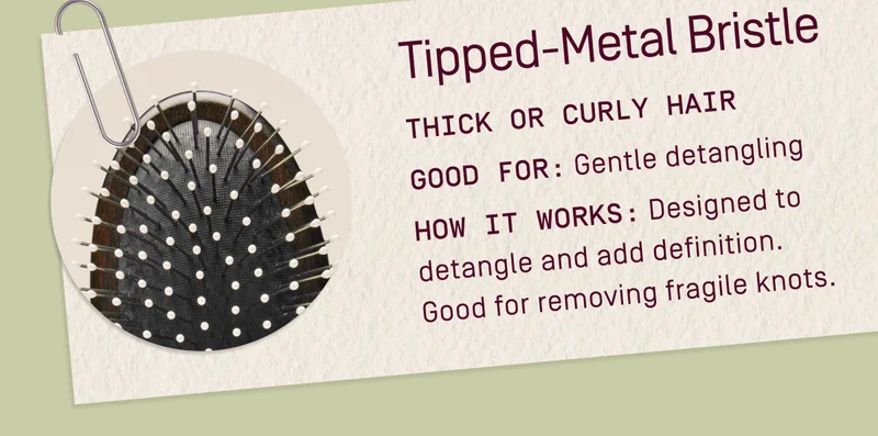 Tipped-Metal Bristle