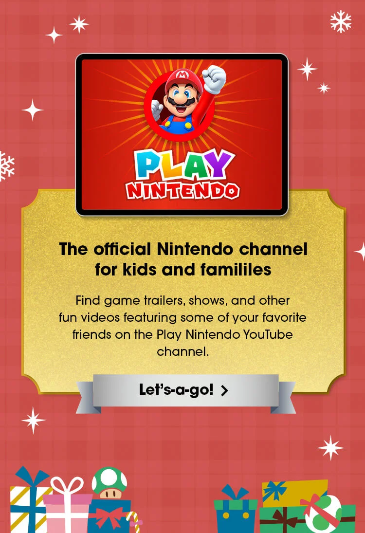 The official Nintendo channel for kids and families. Find game trailers, shows, and other fun videos featuring some of your favorite friends on the Play Nintendo YouTube channel. Let’s-a go!