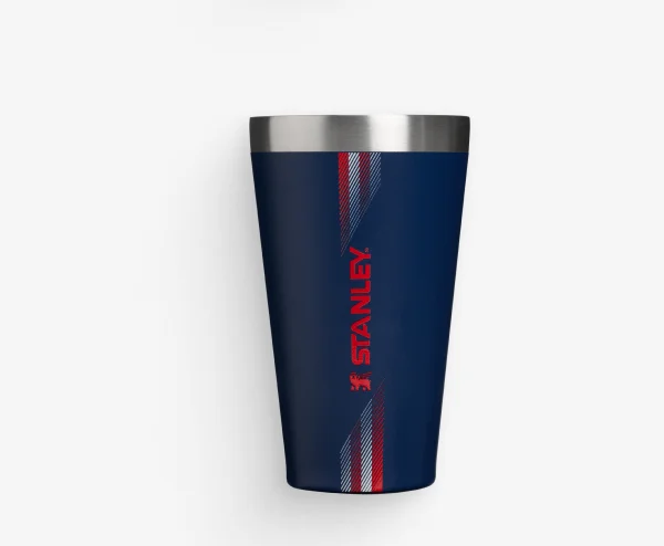 The Country Collection Stacking Pint | 16 OZ | Team Navy Red