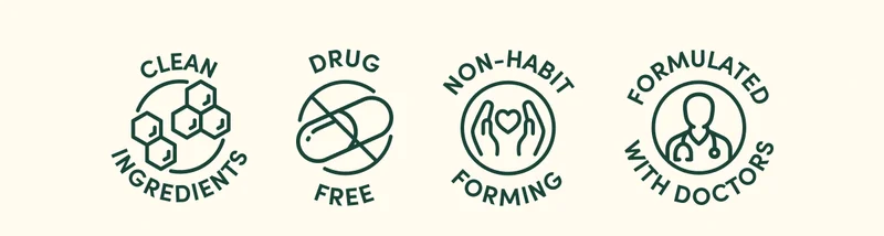 Drug-free	- Non-habit forming 	- No rebound congestion