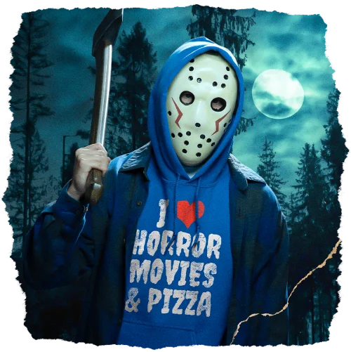 I Love Pizza And Horror Movies T-Shirt