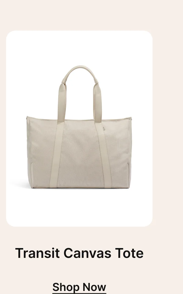 Transit Canvas Tote | Shop Now