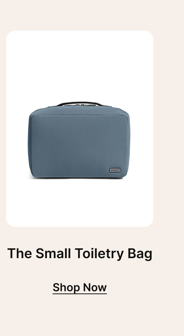 The Small Toiletry Bag | Shop Now