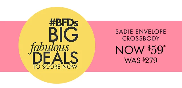 Sadie Envelope Crossbody, now $59