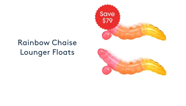 Shop - Rainbow Chaise Lounger Floats