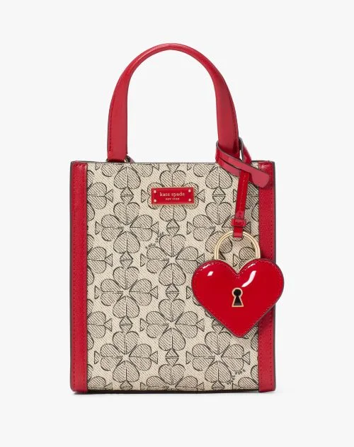 Flower Coated Canvas Manhattan Mini Tote