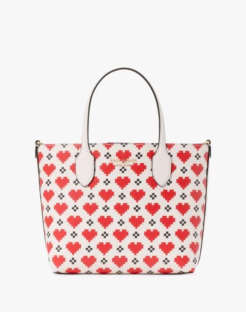 Bleecker Pixel Hearts Medium Crossbody Tote
