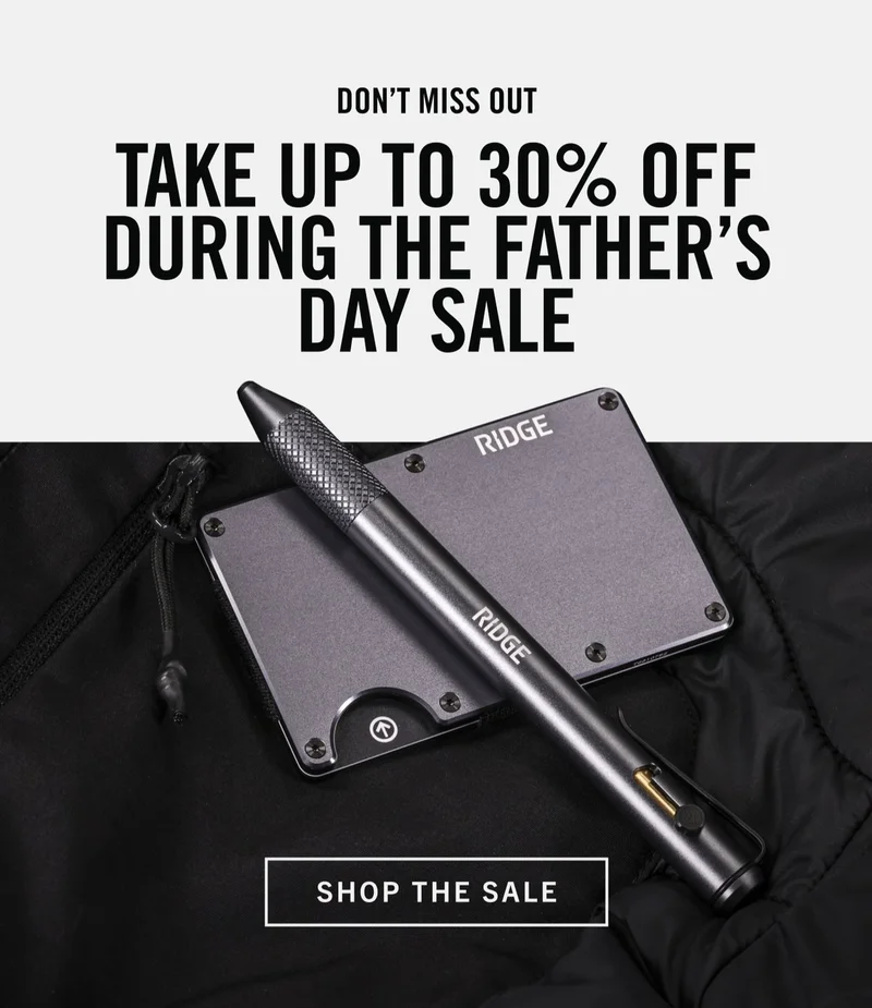 Take up to 30% off during the Father's Day Sale