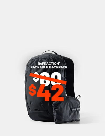 ReFraction Packable Backpack $42