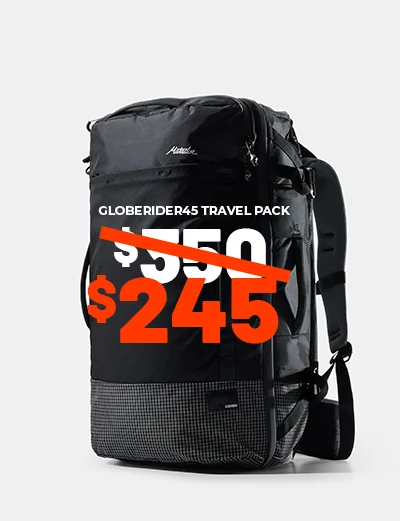 Globerider45 travel pack $245