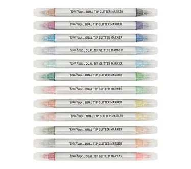 Brea Reese Dual Tip Markers Set - Glitter