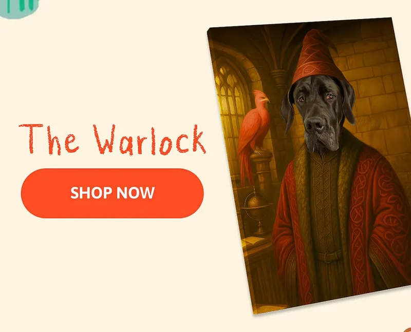 The Warlock Custom Pet Canvas