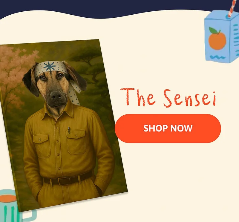 The Sensei Custom Pet Canvas