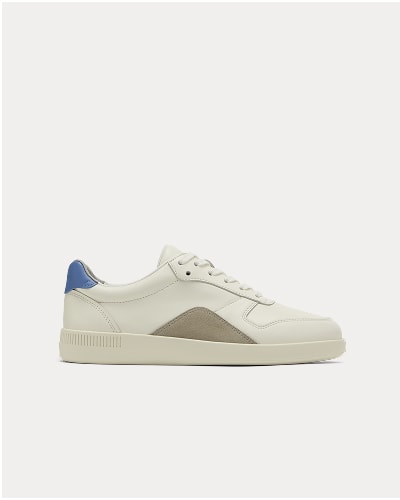 [Image]The Court Sneaker | Canvas Tan / Bluebell / Trench Coat