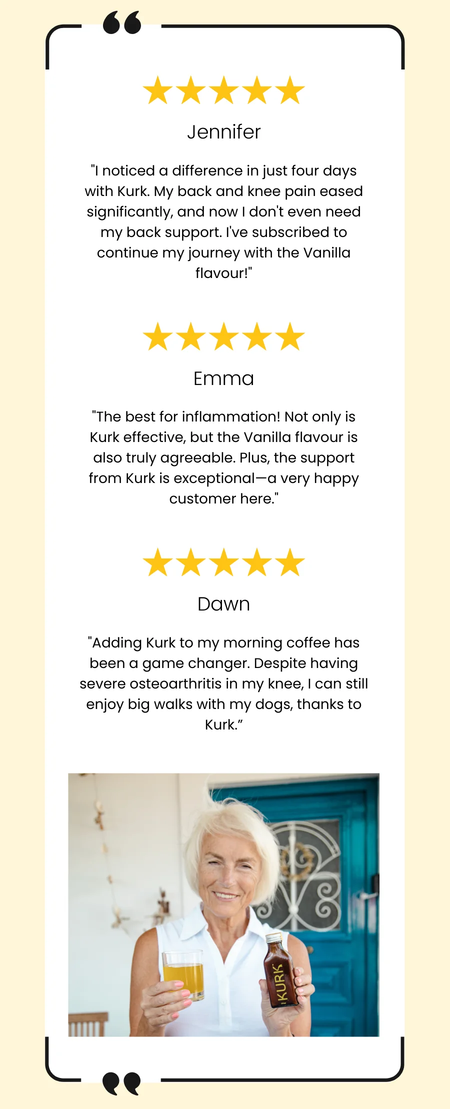 5 star reviews