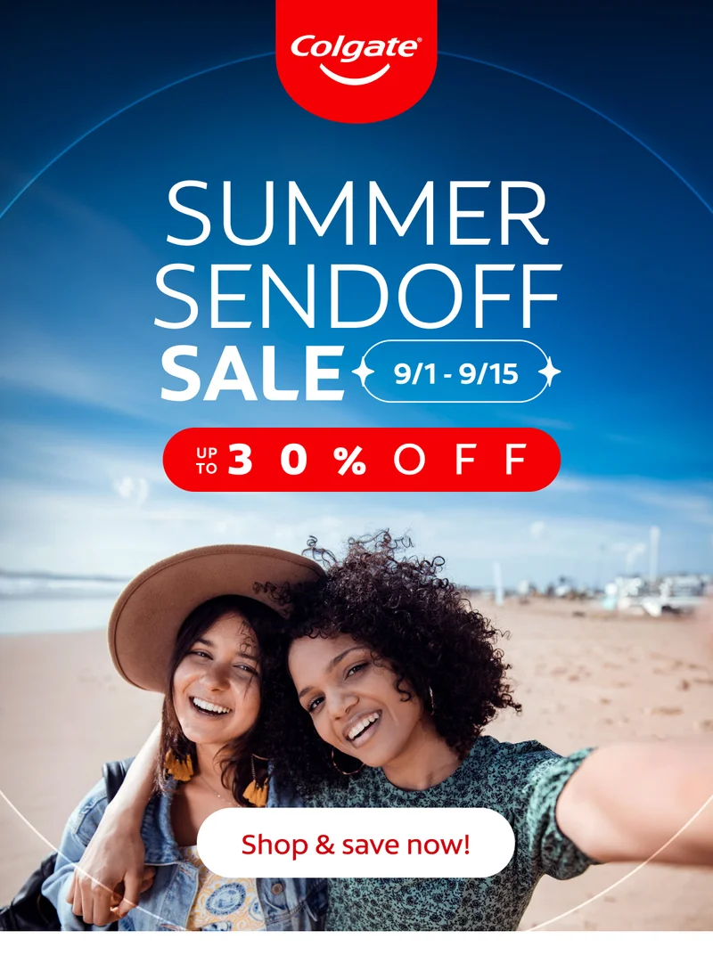 Summer Sendoff Sale 9/1 through 9/15 up to 30% off click here to shop & save now!