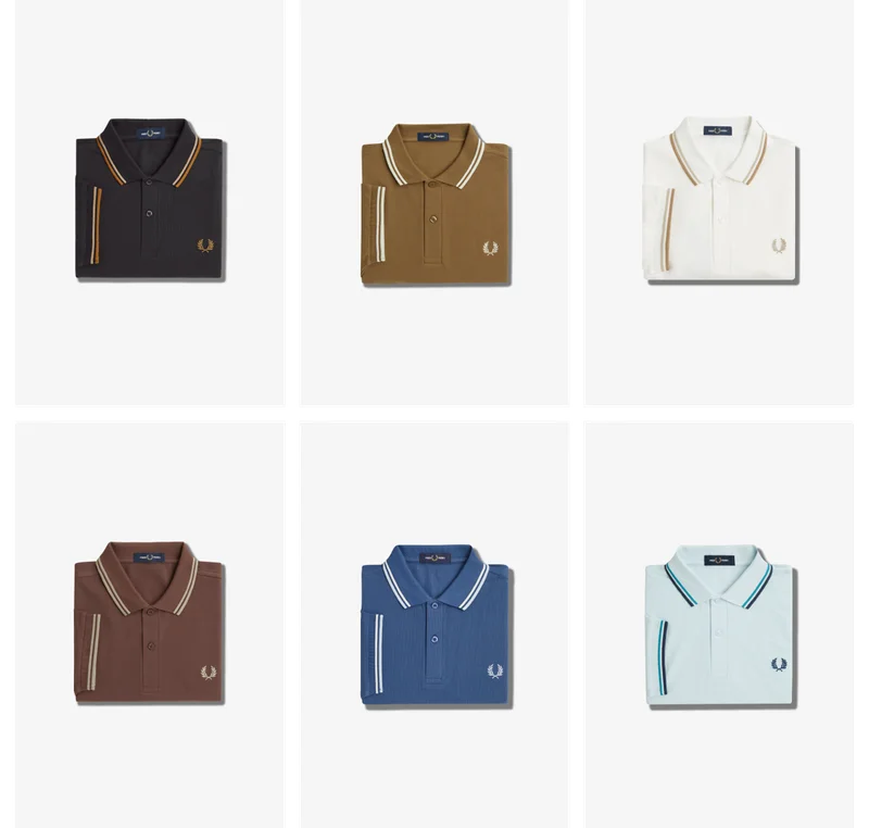 Men's Twin-Tipped Fred Perry Shirts