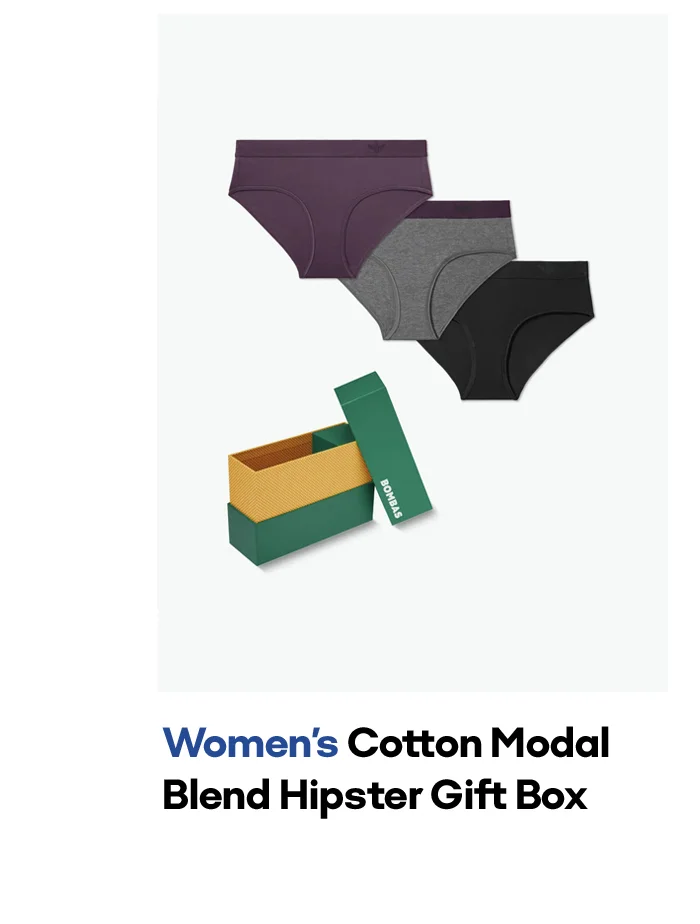 Women's Cotton Modal Blend Hipster Gift Box