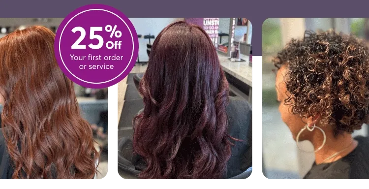 25% off your first order or service
