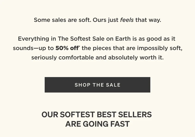 The Softest Sale On Earth