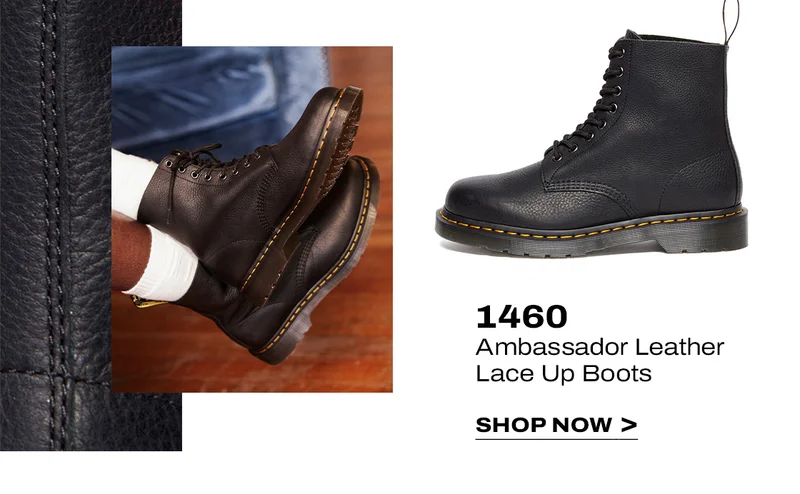 1460 Ambassador Leather Lace Up Boots