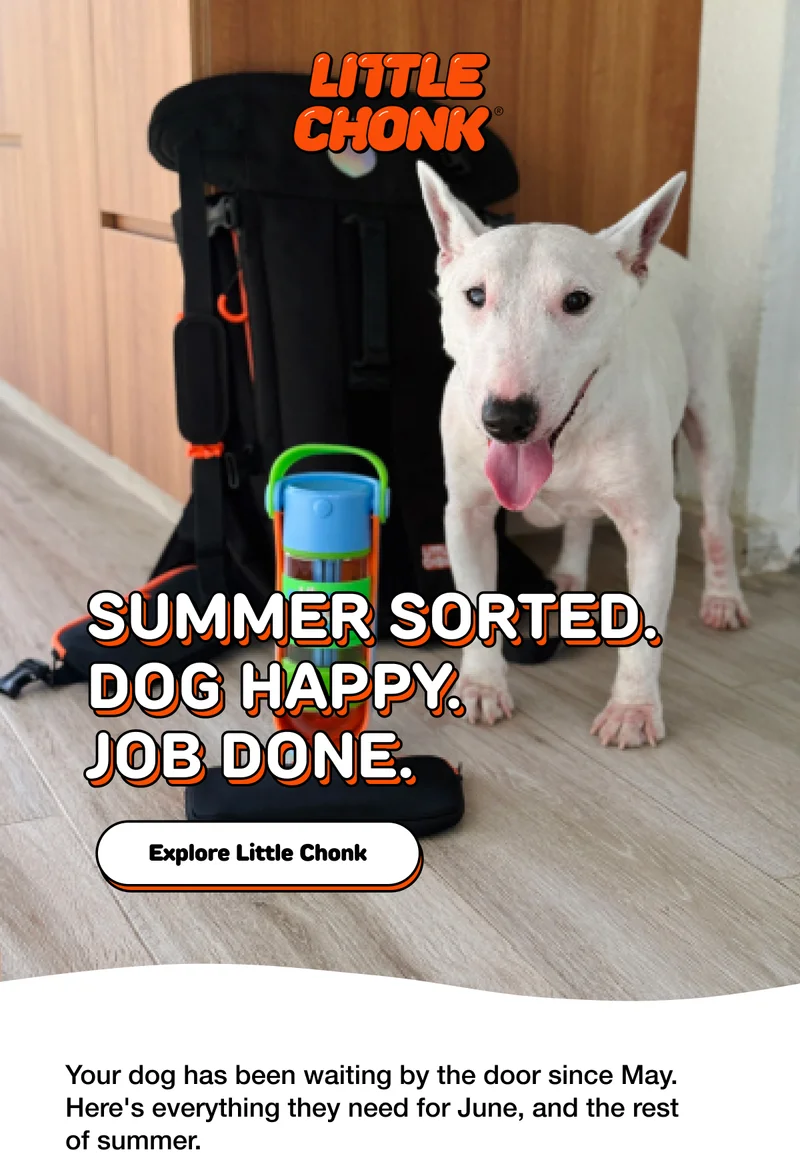 THE BACKPACK THAT FITS YOUR DOG AND YOUR DAY