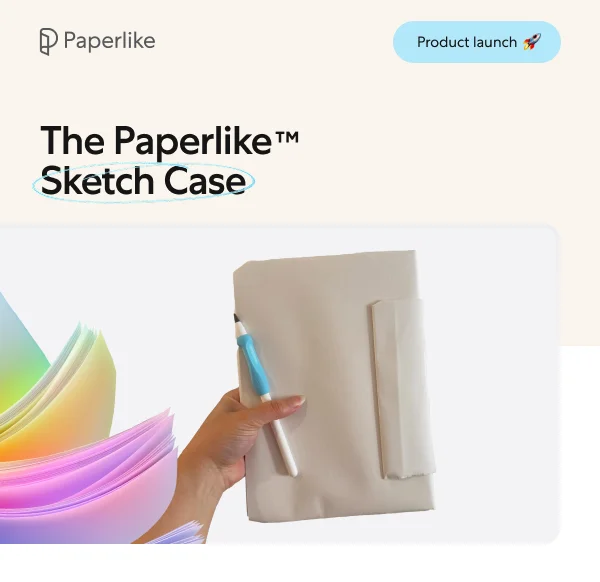 April Fool's banner: The Paperlike Sketch Case