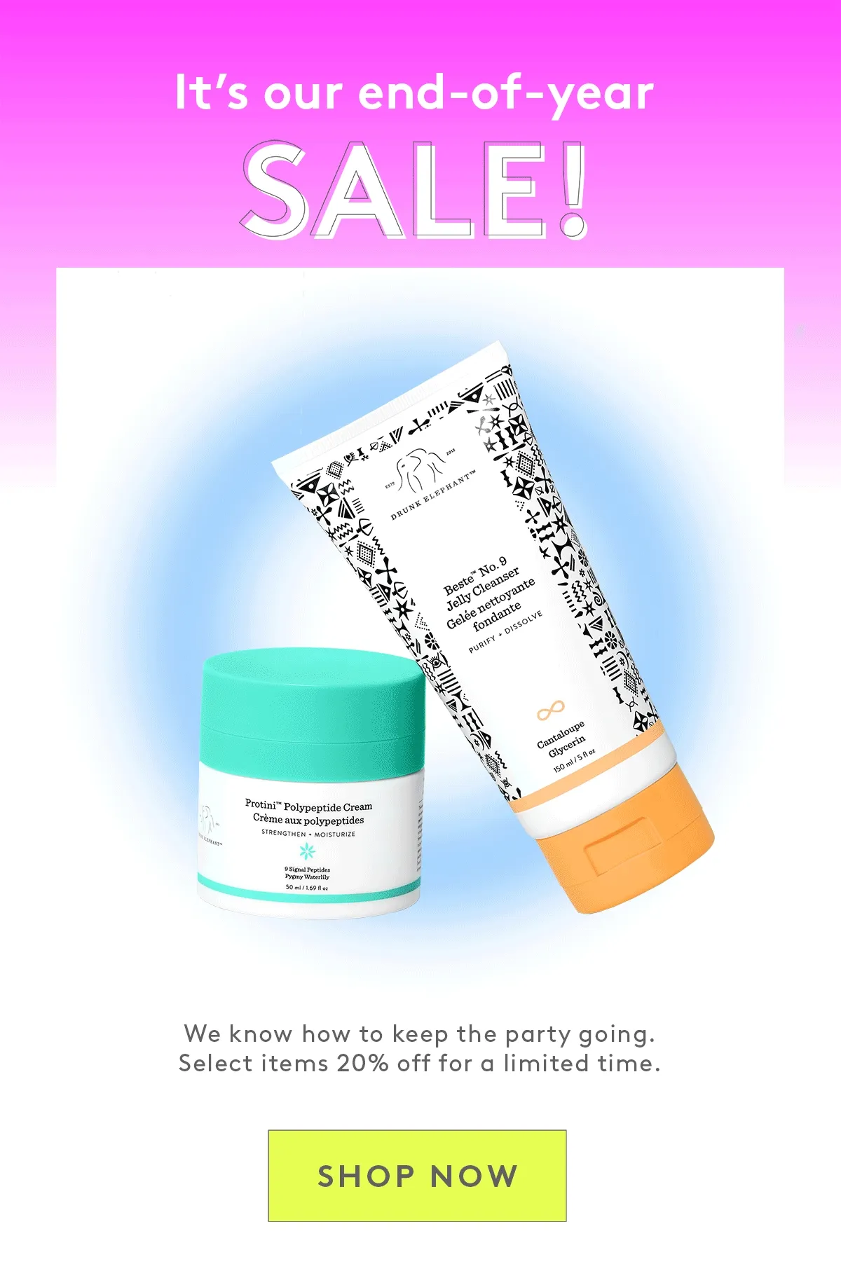 20% Off Select Items