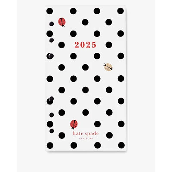 Ladybug Dot 2025 Personal Bookblock Calendar Refill