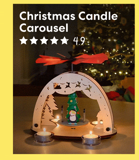 Christmas Candle Carousel
