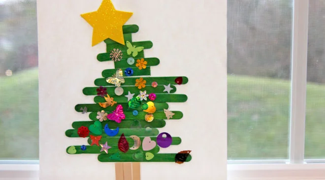 Popsicle Stick Tree