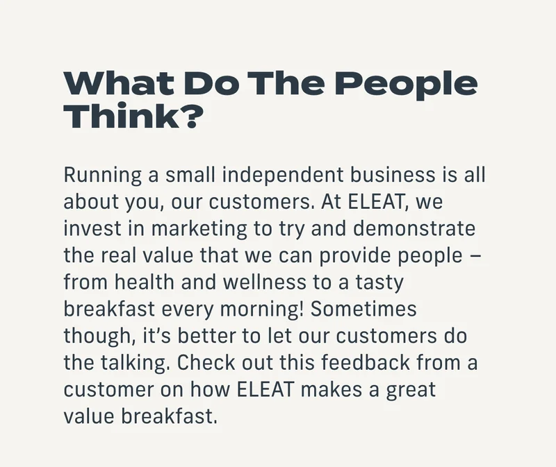 What do the people think