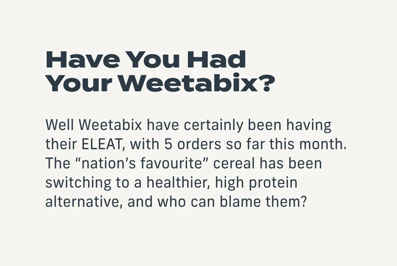 Have you had your Weetabix?