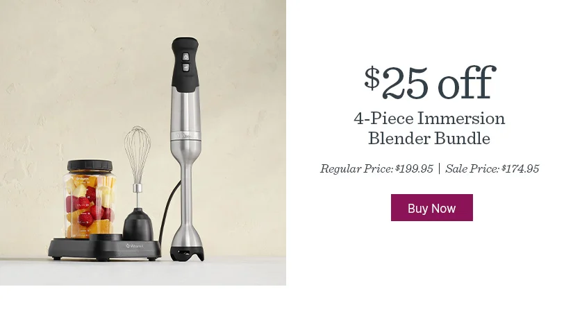 $25 off 4-Piece Immersion Blender Bundle