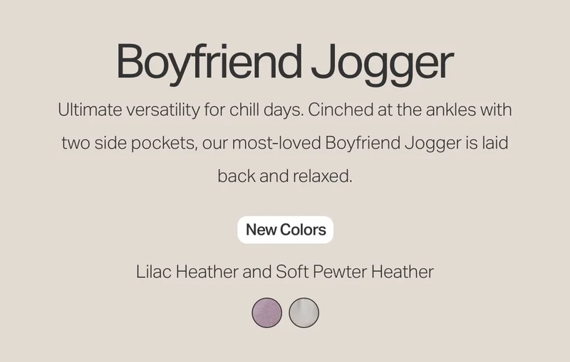 Boyfriend Jogger