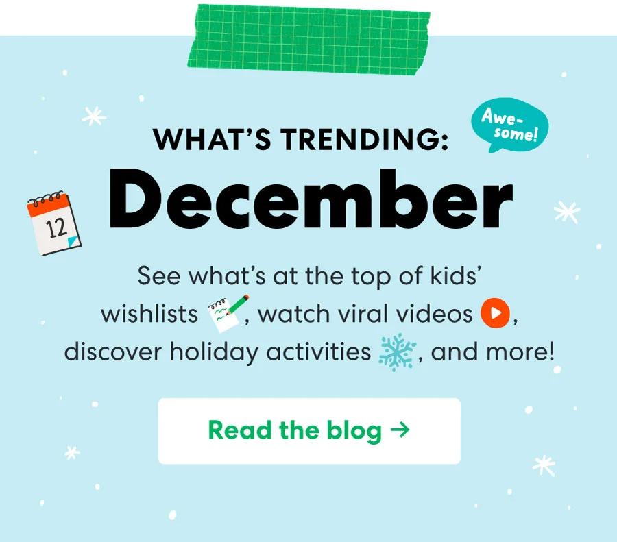 What's trending: December