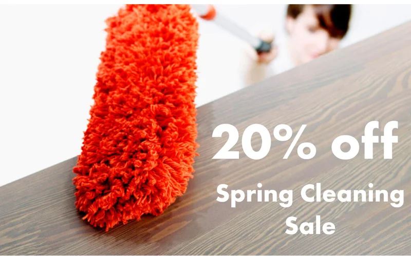 20% off Spring Cleaning Sale