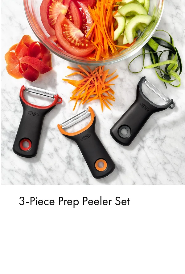 3 piece prep peeler set