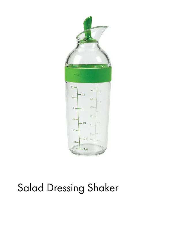 Salad dressing shaker