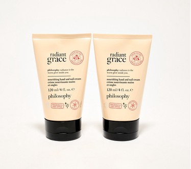 philosophy holiday edition grace 4oz nourishing hand cream duo