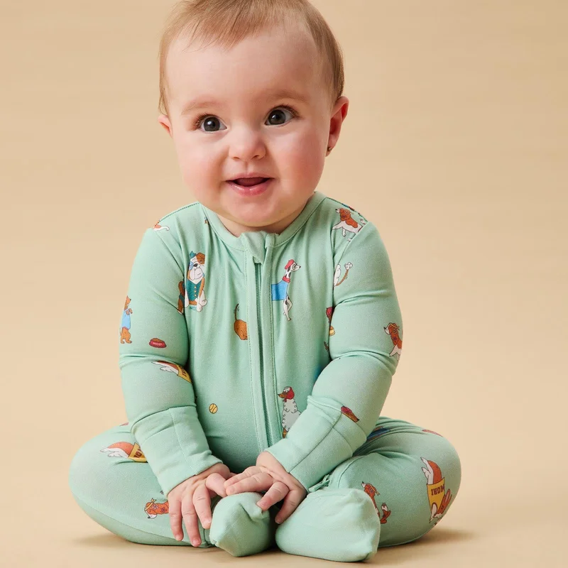 Image of Top Dog Clever Zip Baby Pajamas