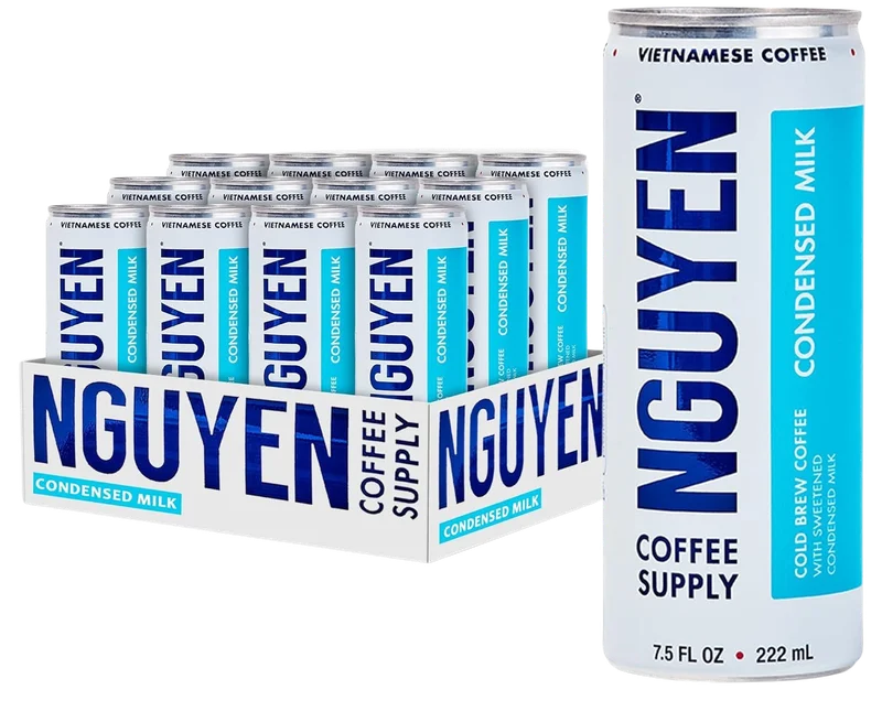 Image of Nguyen Coffee Supply Vietnamese Cold Brew Coffee with Condensed Milk (12 Pack)