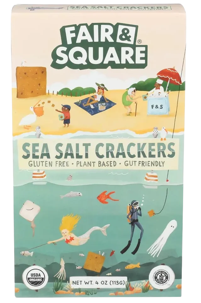 Image of Fair & Square Sea Salt Crackers