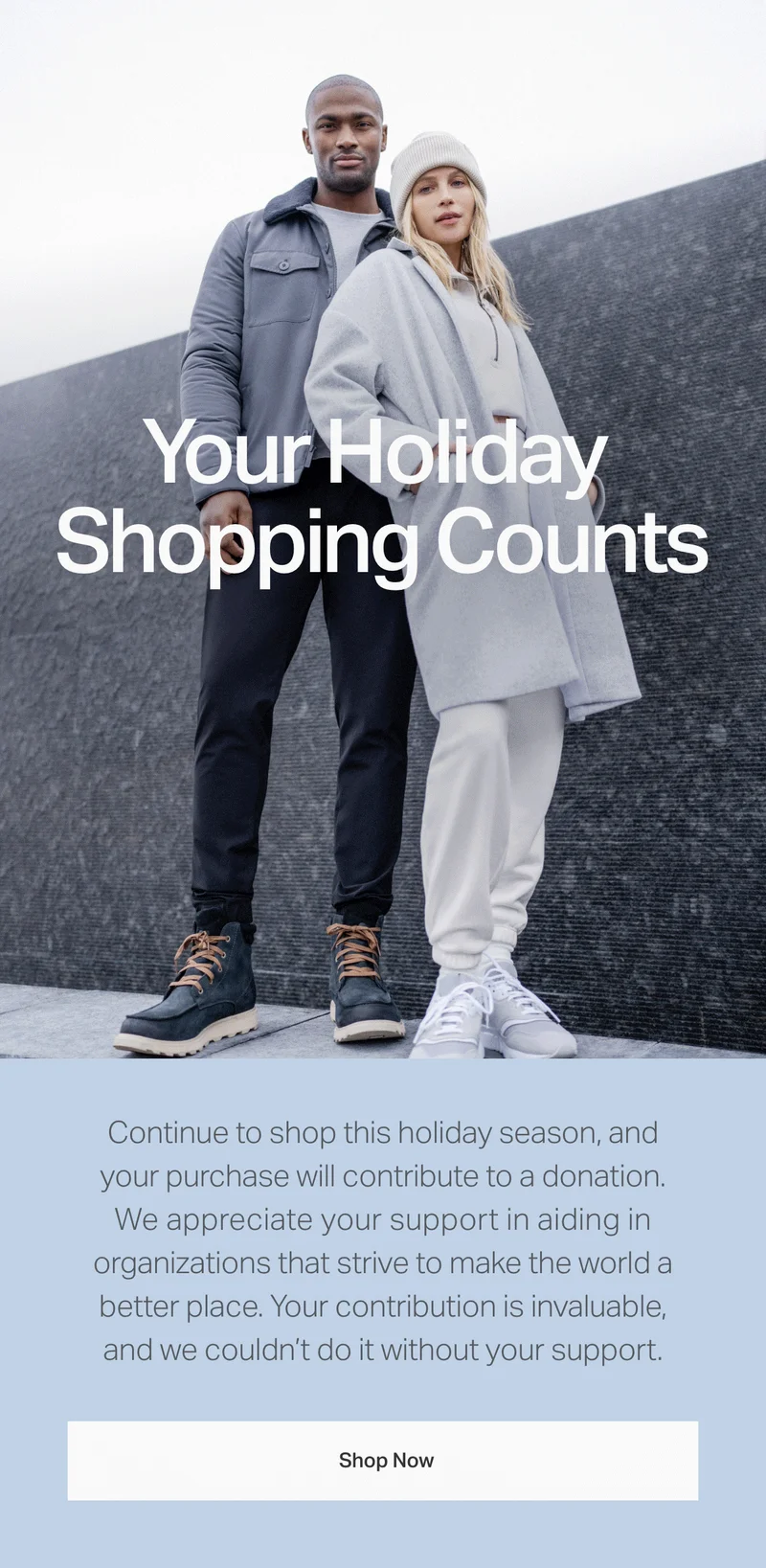 Your Holiday Shopping Counts