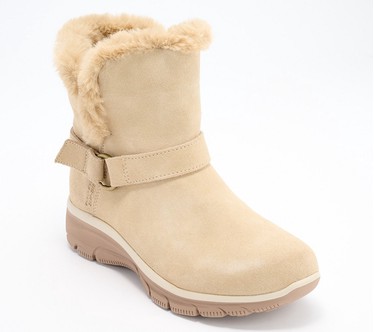 Skechers Slip-ins Easy Going Water-Repellent Suede Boots