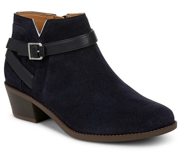 Vionic Water Repellent Leather Ankle Boots -Farrah