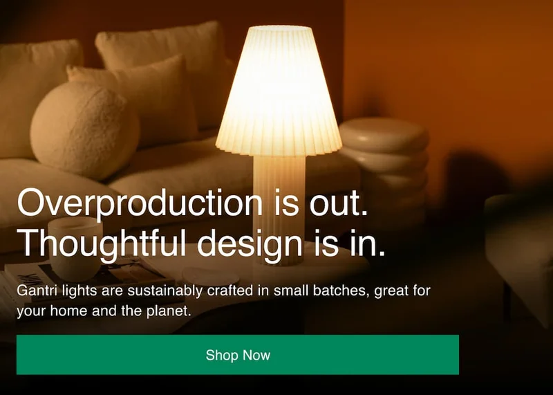 Overproduction is out. Thoughtful design is in.